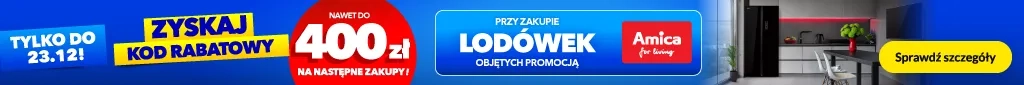 AGD - Amica – lodówki - kod na kolejne zakupy 1225 - belka główny desktop 1024x85 - lodówki